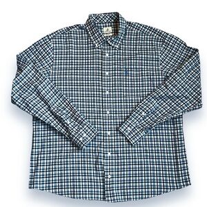 Johnnie O Yellowstone Shirt Blue Plaid Mens XL